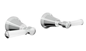 LINSOL VINTAGE LEVER HANDLE WALL TOP ASSEMBLIES CHROME