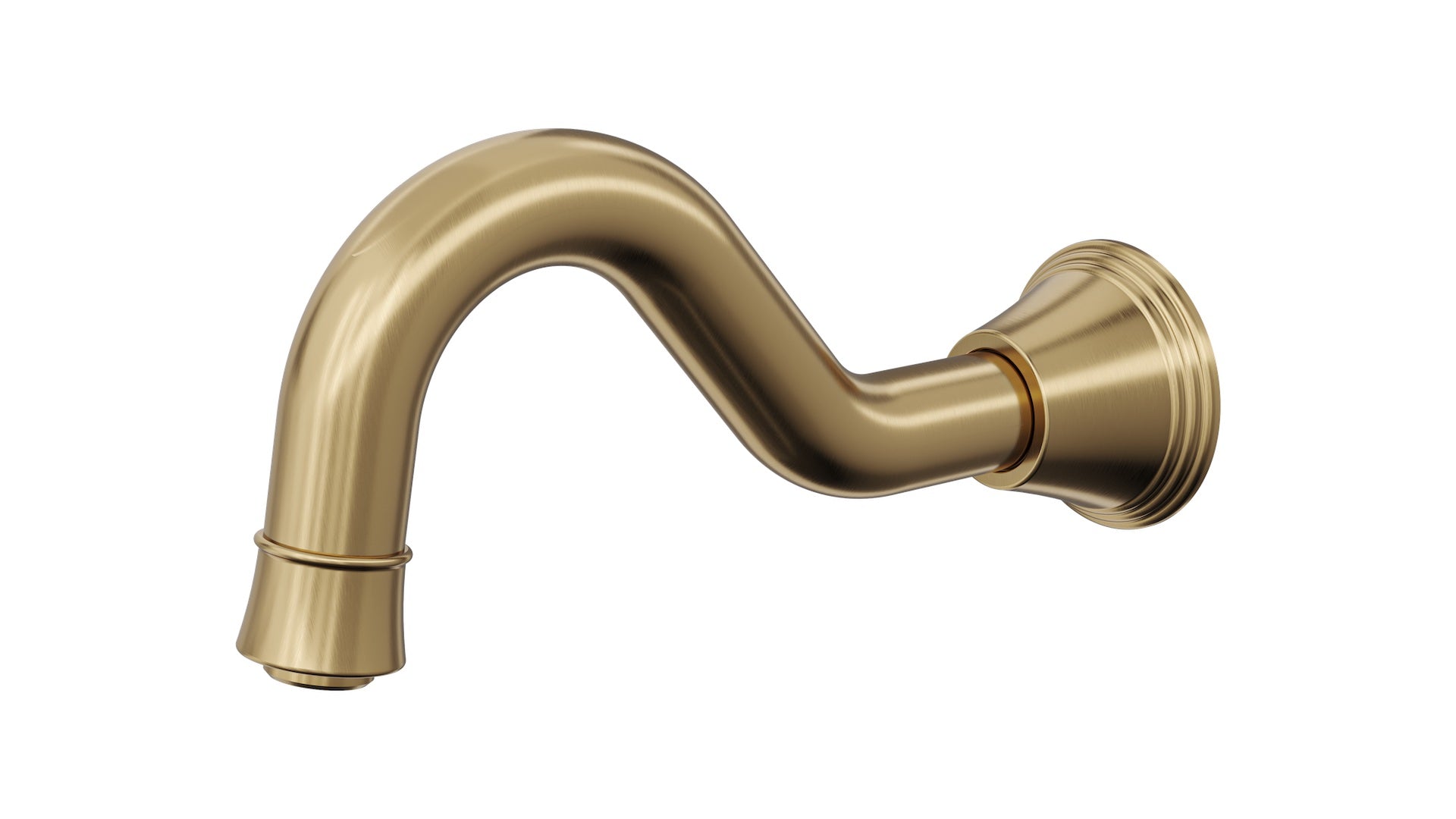 LINSOL VINTAGE BATH SPOUT BRUSHED BRASS