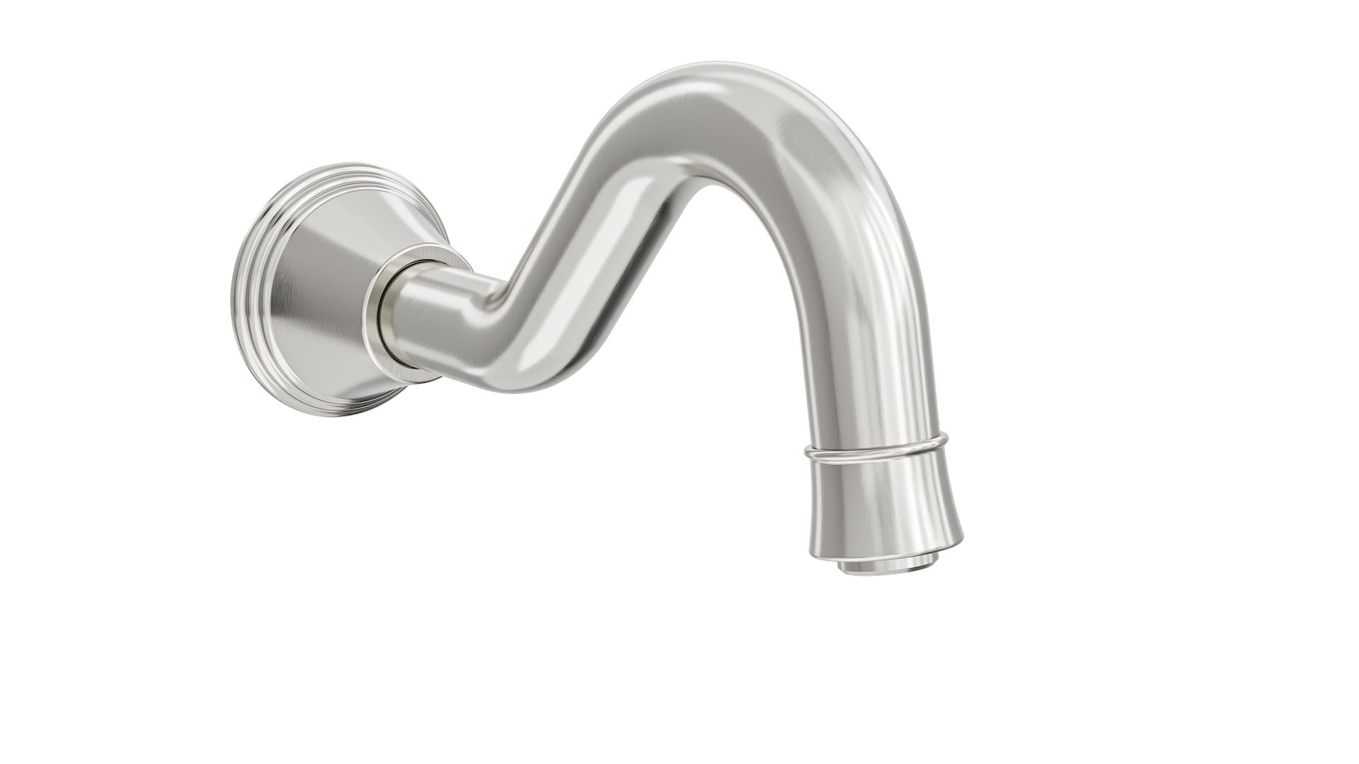 LINSOL VINTAGE BATH SPOUT BRUSHED NICKEL