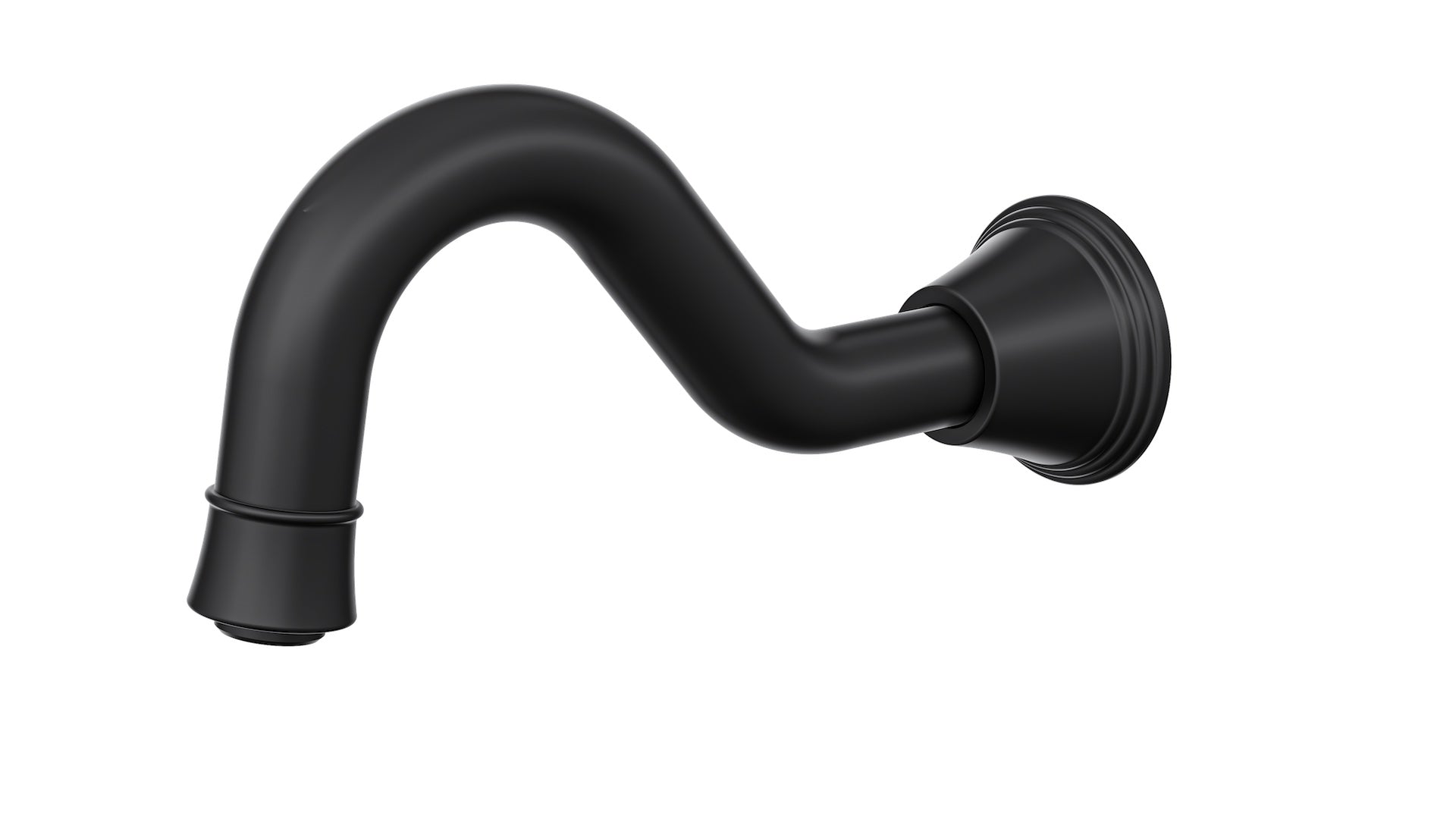 LINSOL VINTAGE BATH SPOUT MATTE BLACK