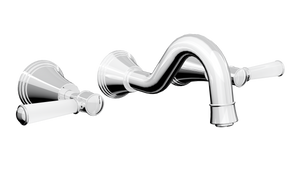 LINSOL VINTAGE LEVER HANDLE BATH SET CHROME