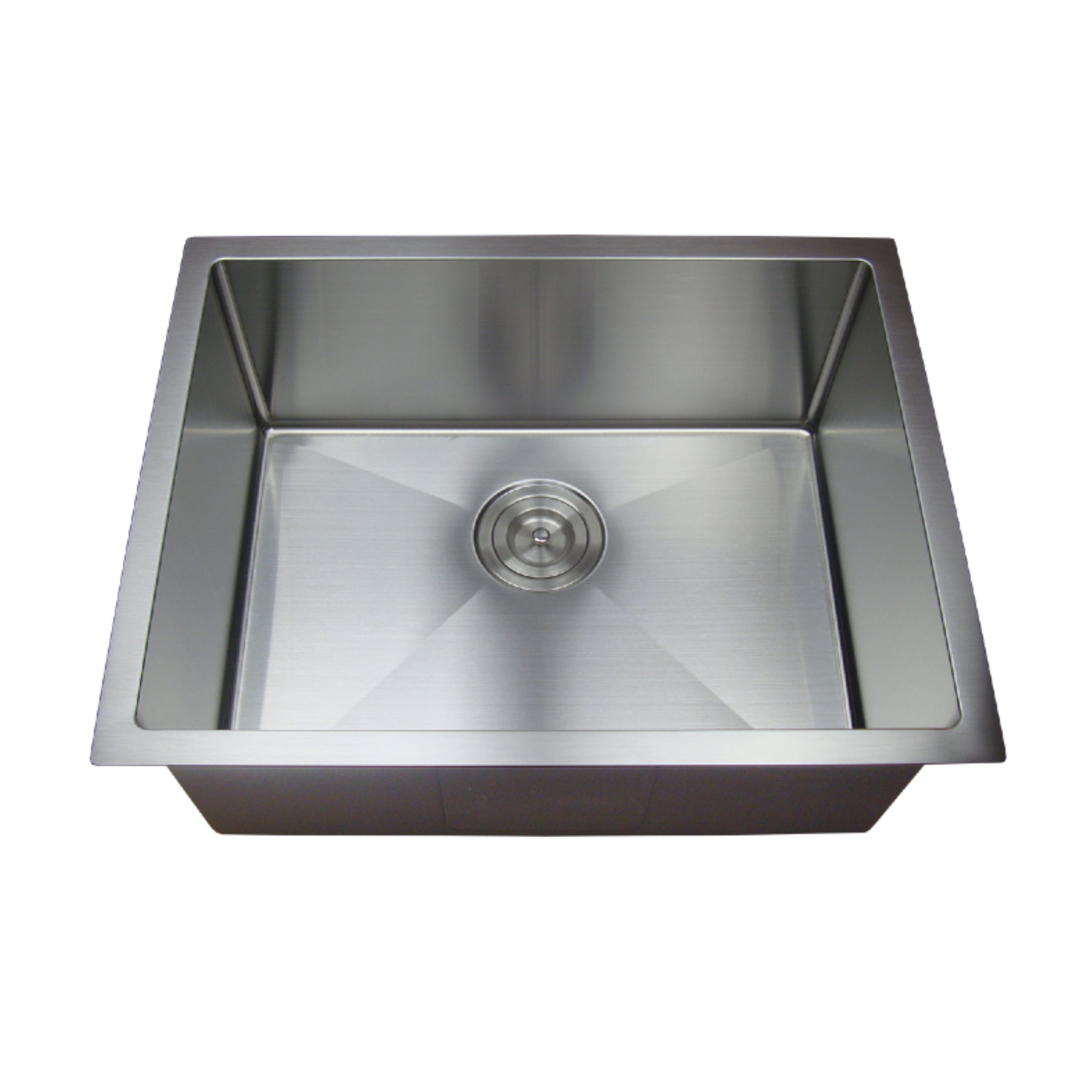 VITO STAINLESS STEEL SINGLE BOWL UNDERMOUNT KITCHEN SINK 600MM
