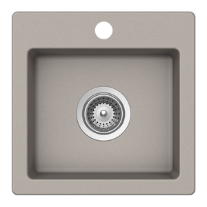 SCHOCK VIRTUS SMALL BOWL 1TH KITCHEN SINK CONCRETE 381MM