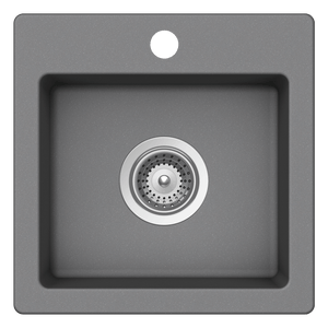 SCHOCK VIRTUS SMALL BOWL 1TH KITCHEN SINK CROMA 381MM