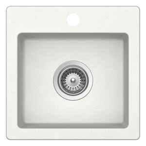 SCHOCK VIRTUS SMALL BOWL 1TH KITCHEN SINK ALPINA 381MM