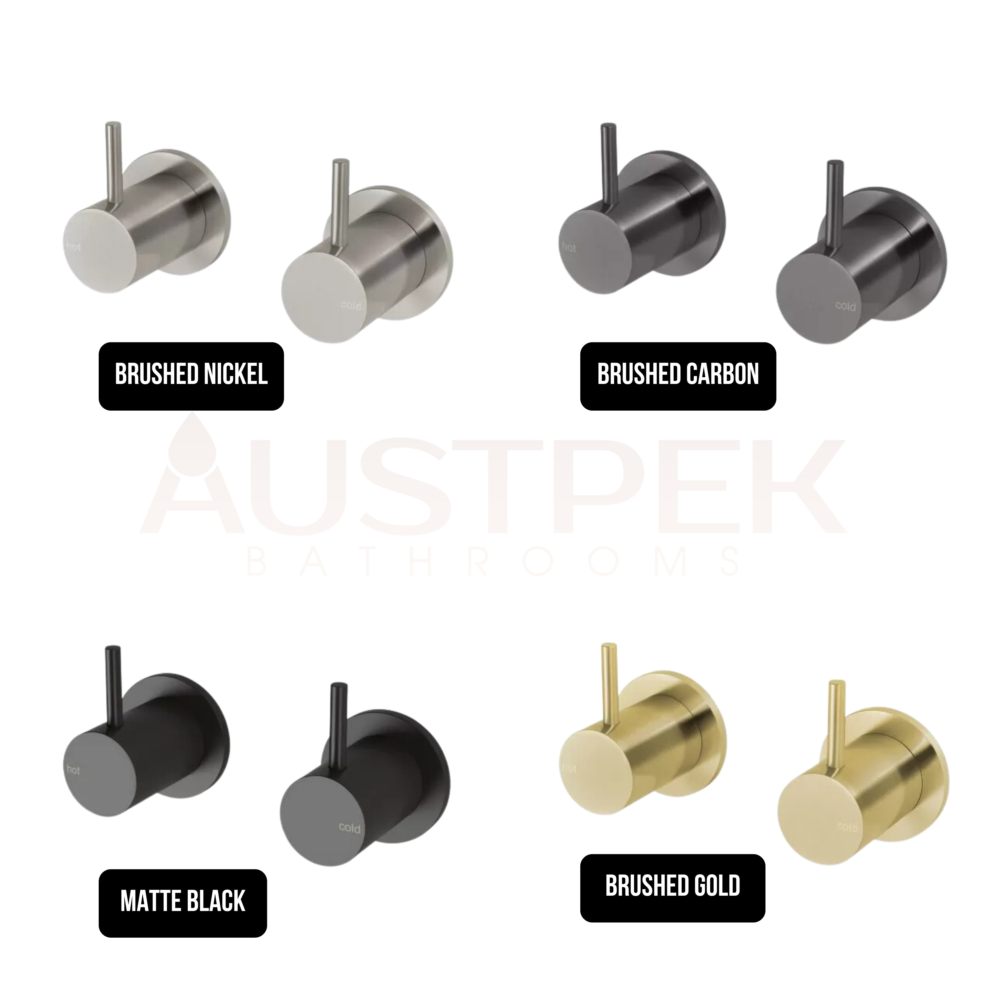 PHOENIX VIVID SLIMLINE LEAD FREE WALL TOP ASSEMBLIES BRUSHED NICKEL