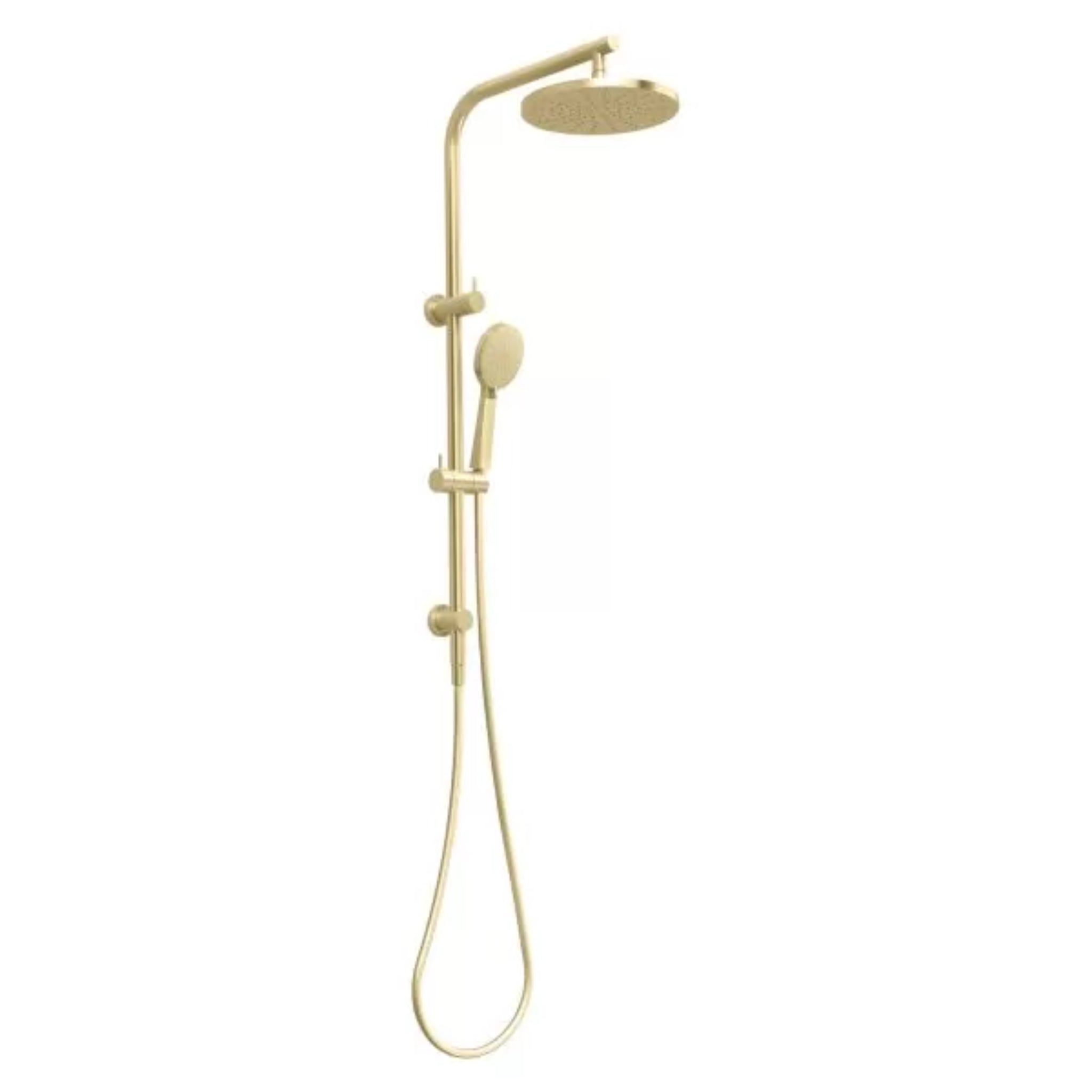 PHOENIX VIVID SLIMLINE TWIN SHOWER BRUSHED GOLD