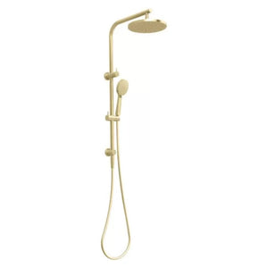 PHOENIX VIVID SLIMLINE TWIN SHOWER BRUSHED GOLD