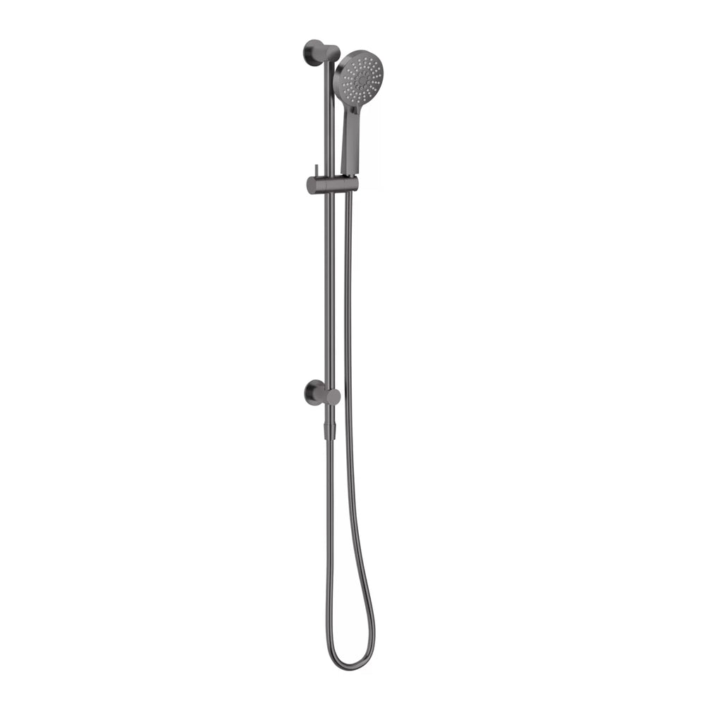 PHOENIX VIVID SLIMLINE WATER THROUGH RAIL HAND SHOWER BRUSHED CARBON