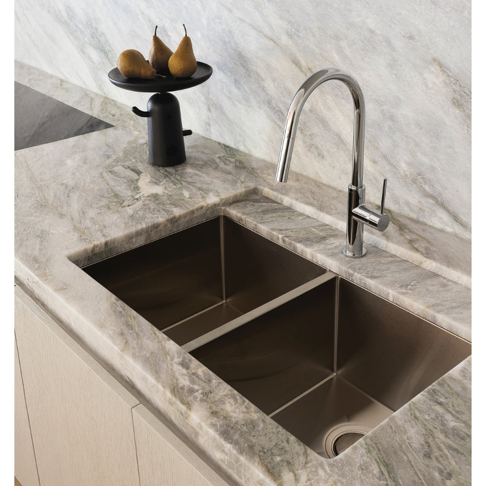 PHOENIX VIVID SLIMLINE LEAD FREE PULL OUT SINK MIXER 397MM CHROME