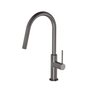 PHOENIX VIVID SLIMLINE LEAD FREE PULL OUT SINK MIXER 397MM BRUSHED CARBON