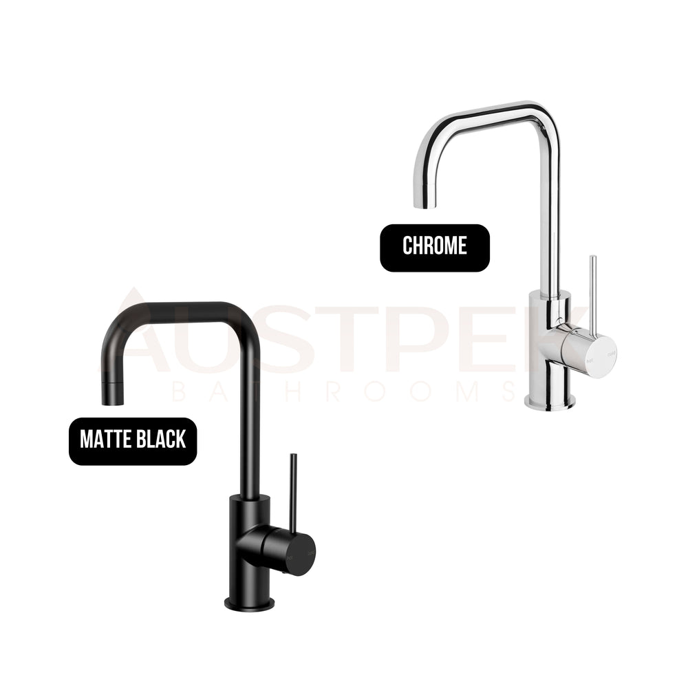 PHOENIX VIVID SLIMLINE SINK MIXER 296MM MATTE BLACK