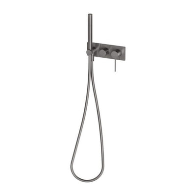 PHOENIX VIVID SLIMLINE WALL SHOWER SYSTEM BRUSHED CARBON