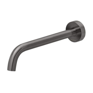 PHOENIX VIVID SLIMLINE WALL BATH OUTLET 230MM BRUSHED CARBON