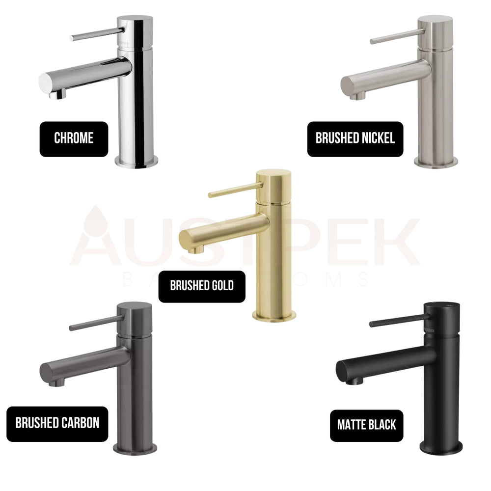 PHOENIX VIVID SLIMLINE LEAD FREE BASIN MIXER 166MM MATTE BLACK