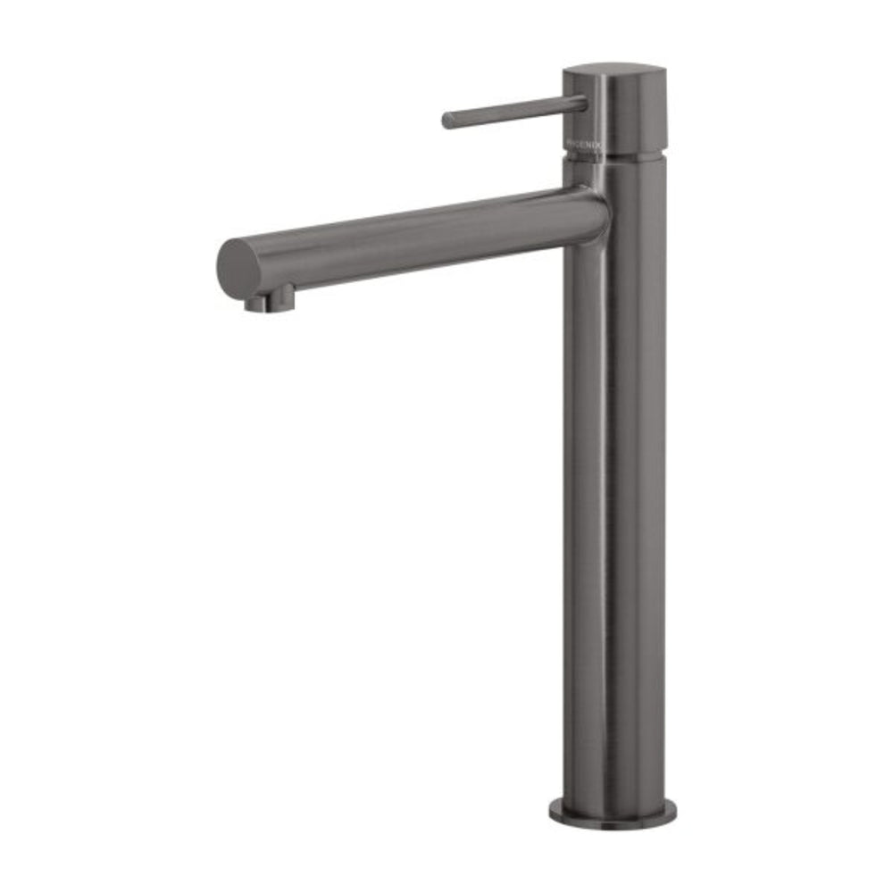 PHOENIX VIVID SLIMLINE LEAD FREE VESSEL MIXER 289MM BRUSHED CARBON
