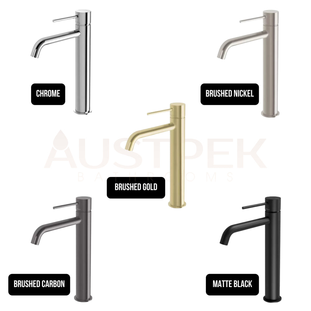 PHOENIX VIVID SLIMLINE VESSEL MIXER OUTLET 289MM MATTE BLACK