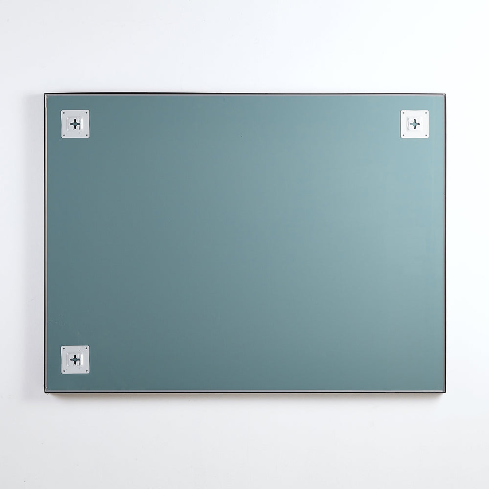 VITO VETRA RECTANGULAR ALUMINUM FRAMED MIRROR MATTE BLACK 450X600MM