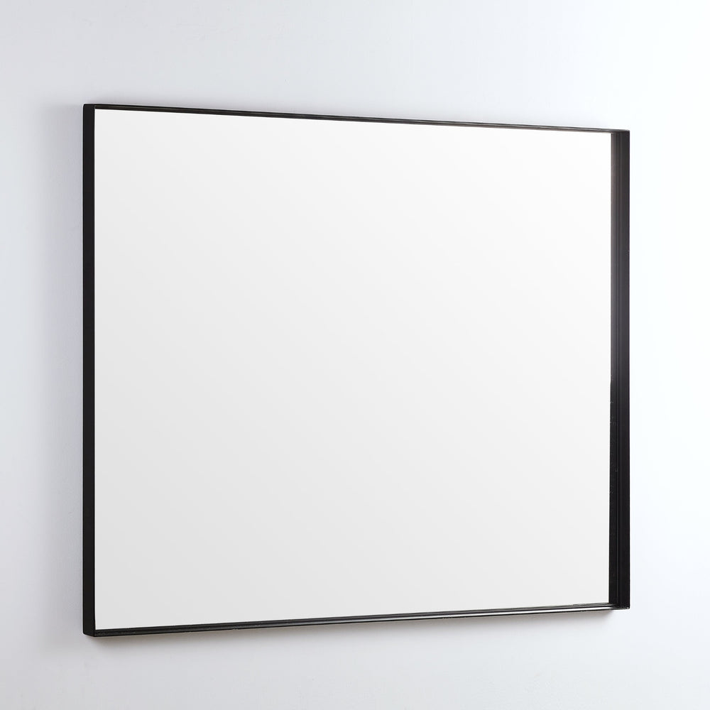 VITO VETRA RECTANGULAR ALUMINUM FRAMED MIRROR MATTE BLACK 450X600MM