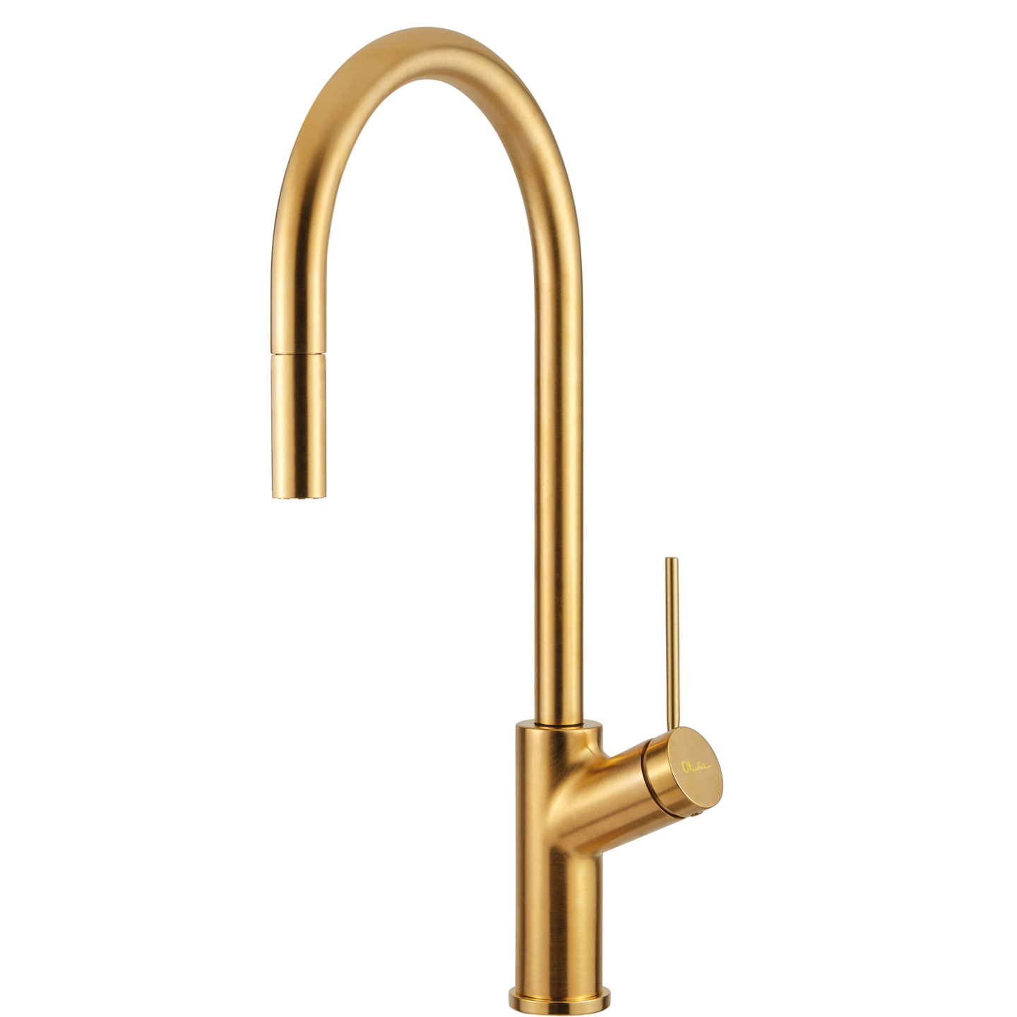 OLIVERI VILO PULL OUT KITCHEN MIXER 464MM BRIGHT GOLD