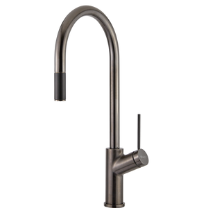 OLIVERI VILO PULL OUT KITCHEN MIXER 464MM GUN METAL