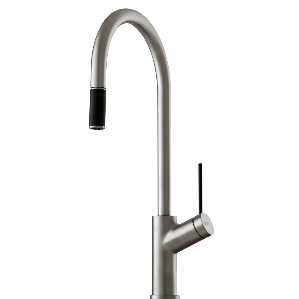 OLIVERI VILO PULL OUT KITCHEN MIXER 464MM BRUSHED CHROME