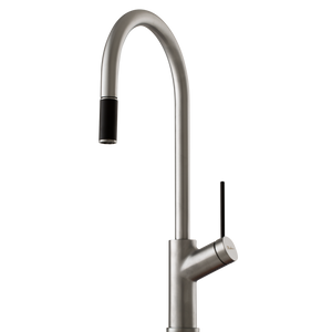 OLIVERI VILO PULL OUT KITCHEN MIXER 464MM BRUSHED CHROME
