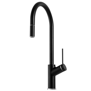 OLIVERI VILO PULL OUT KITCHEN MIXER 464MM MATTE BLACK