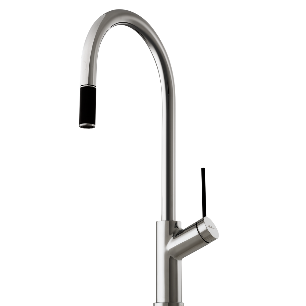 OLIVERI VILO PULL OUT KITCHEN MIXER 464MM CHROME