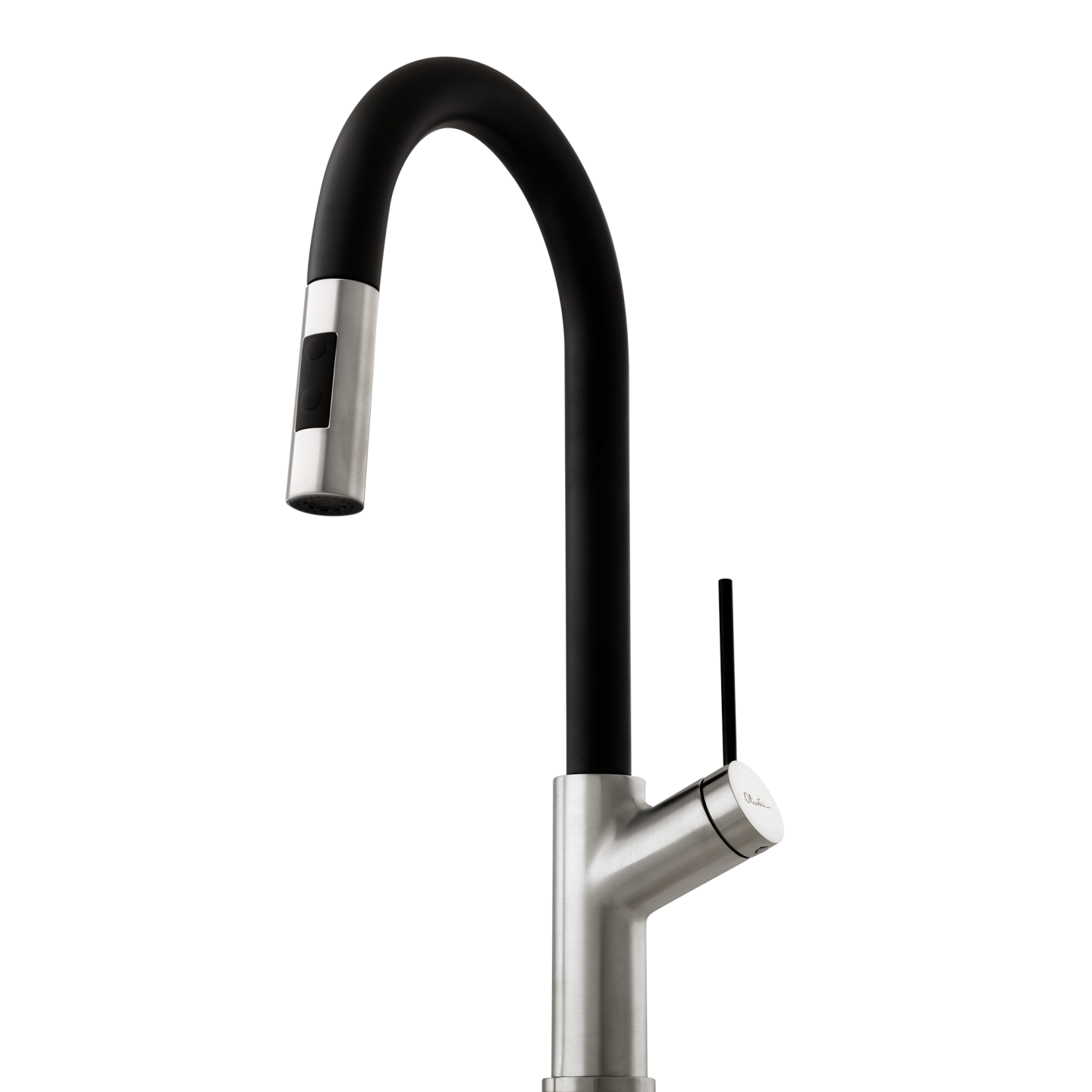 OLIVERI VILO PULL OUT SPRAY KITCHEN MIXER 440MM BRUSHED CHROME