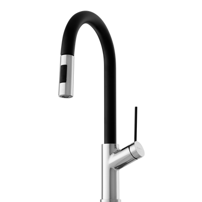 OLIVERI VILO PULL OUT SPRAY KITCHEN MIXER 440MM CHROME