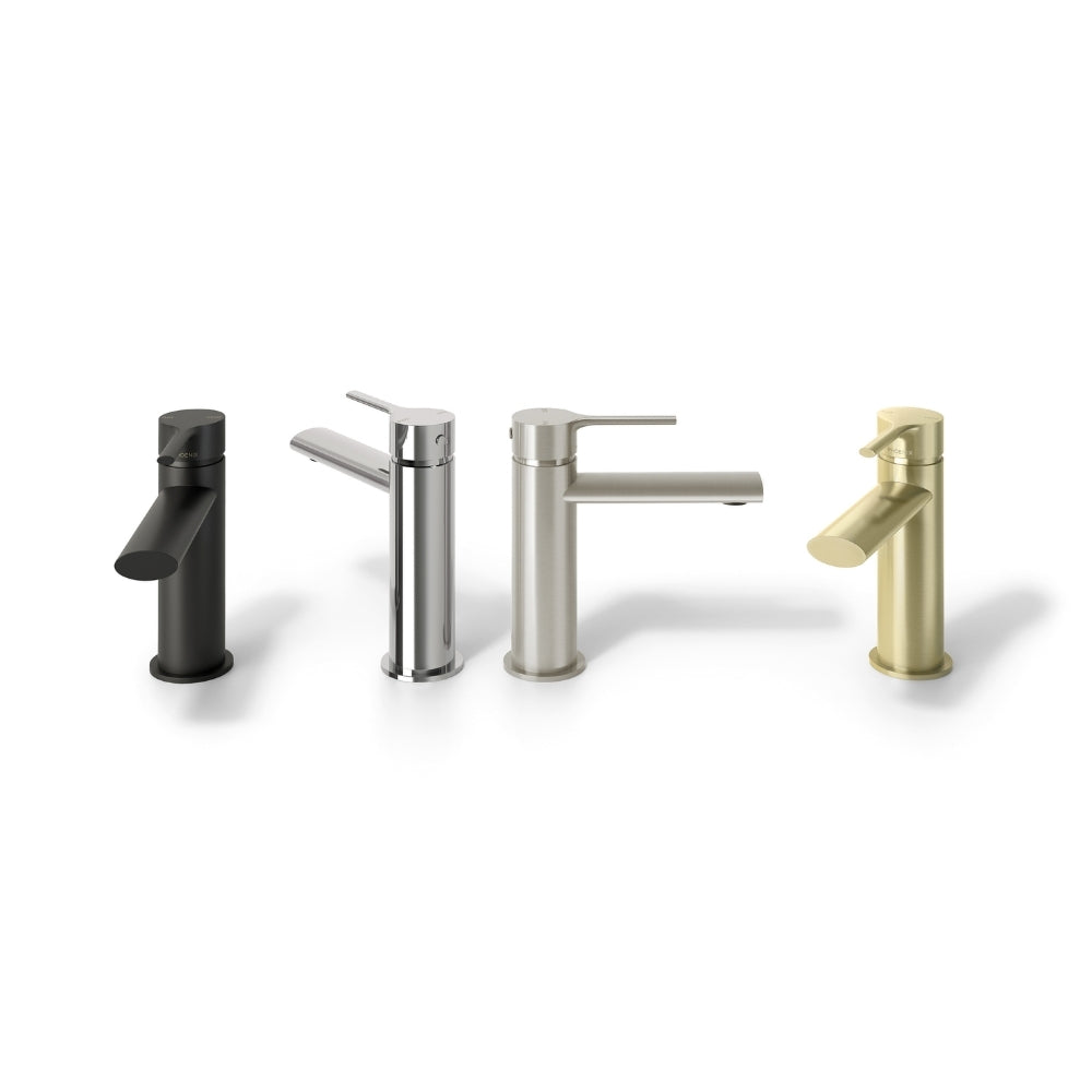 PHOENIX VIVID SLIMLINE OVAL BASIN MIXER BRUSHED GOLD