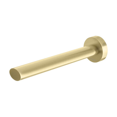 PHOENIX VIVID SLIMLINE LEAD FREE WALL BATH OUTLET 180MM BRUSHED GOLD