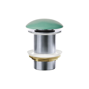 FIENZA POP-UP/POP-DOWN NON-OVERFLOW BASIN WASTE 32MM MATTE GREEN