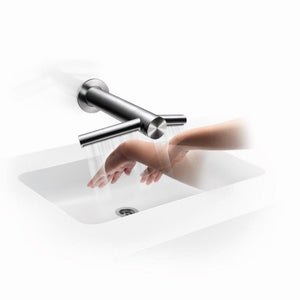 DYSON AIRBLADE WASH+DRY WALL SENSOR HAND DRYER BRUSHED STAINLESS STEEL 303MM