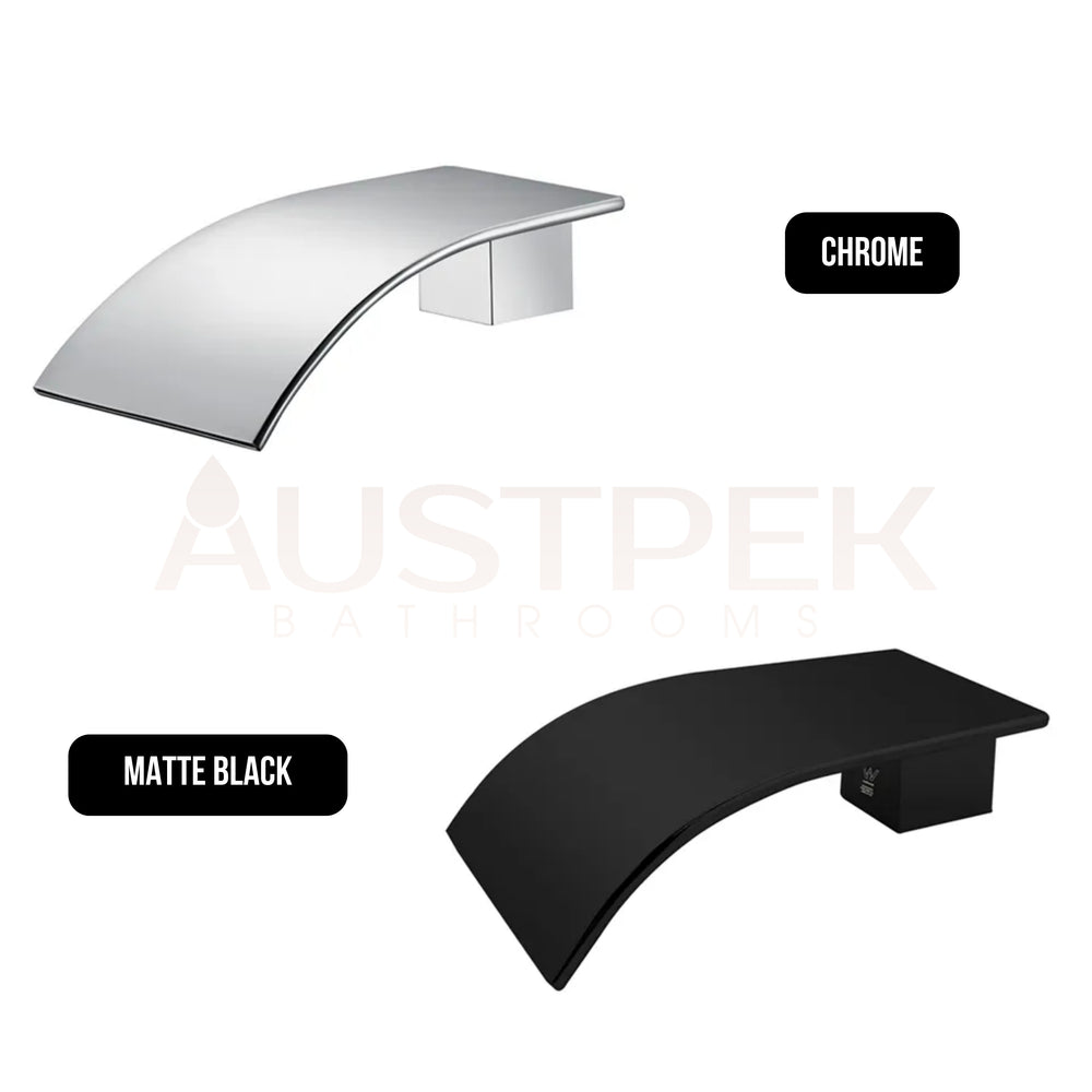 INSPIRE WATERFALL SPOUT / OUTLET MATTE BLACK