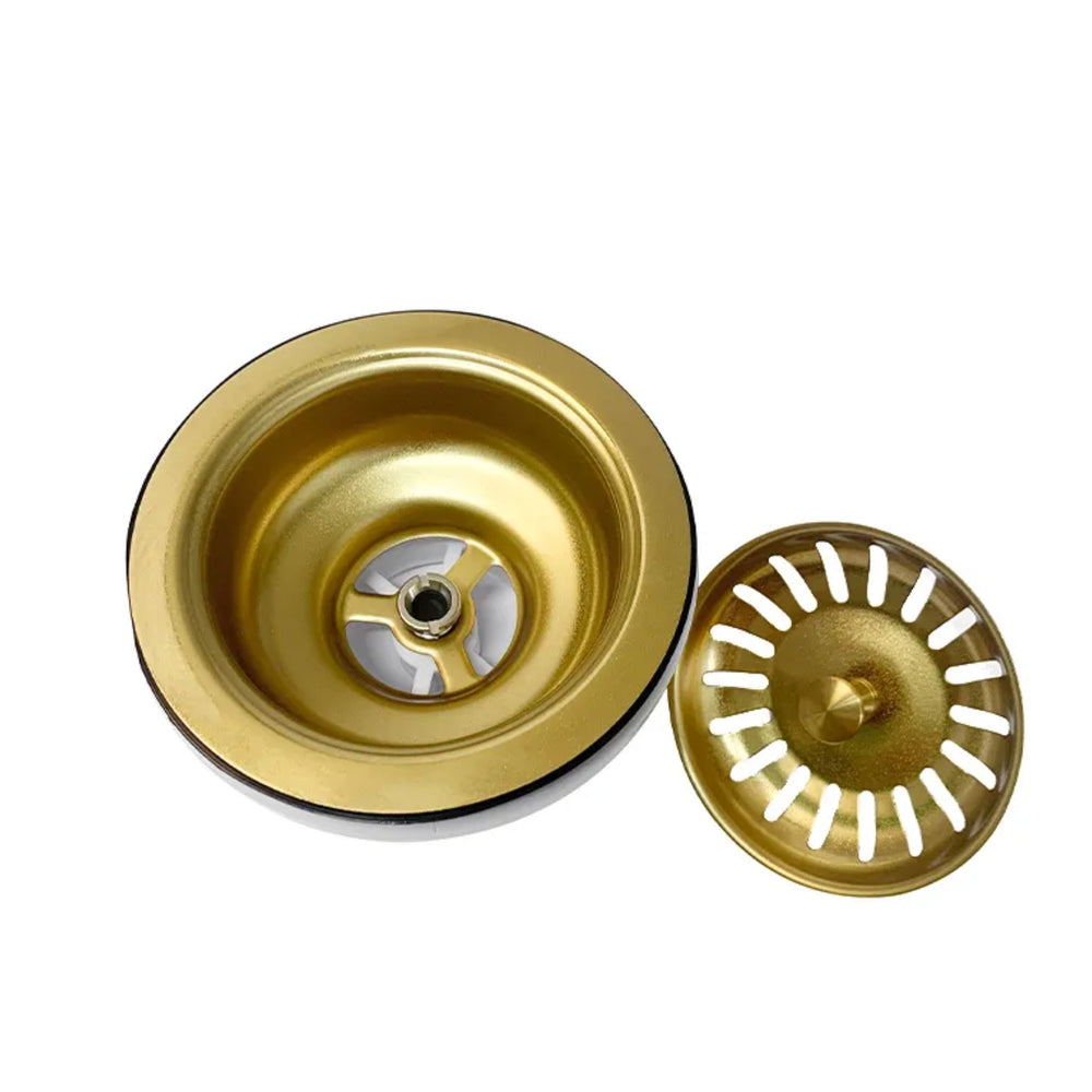 OTTI SINK BASKET WASTE 114MM ARGENT GOLD