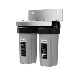 PURETEC WU10 40M TWIN UNDERWHOLE HOUSE WATER FILTER GREY