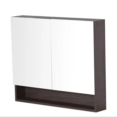 POSEIDON STELLA WALNUT MIRROR SHAVING CABINET 900X750MM