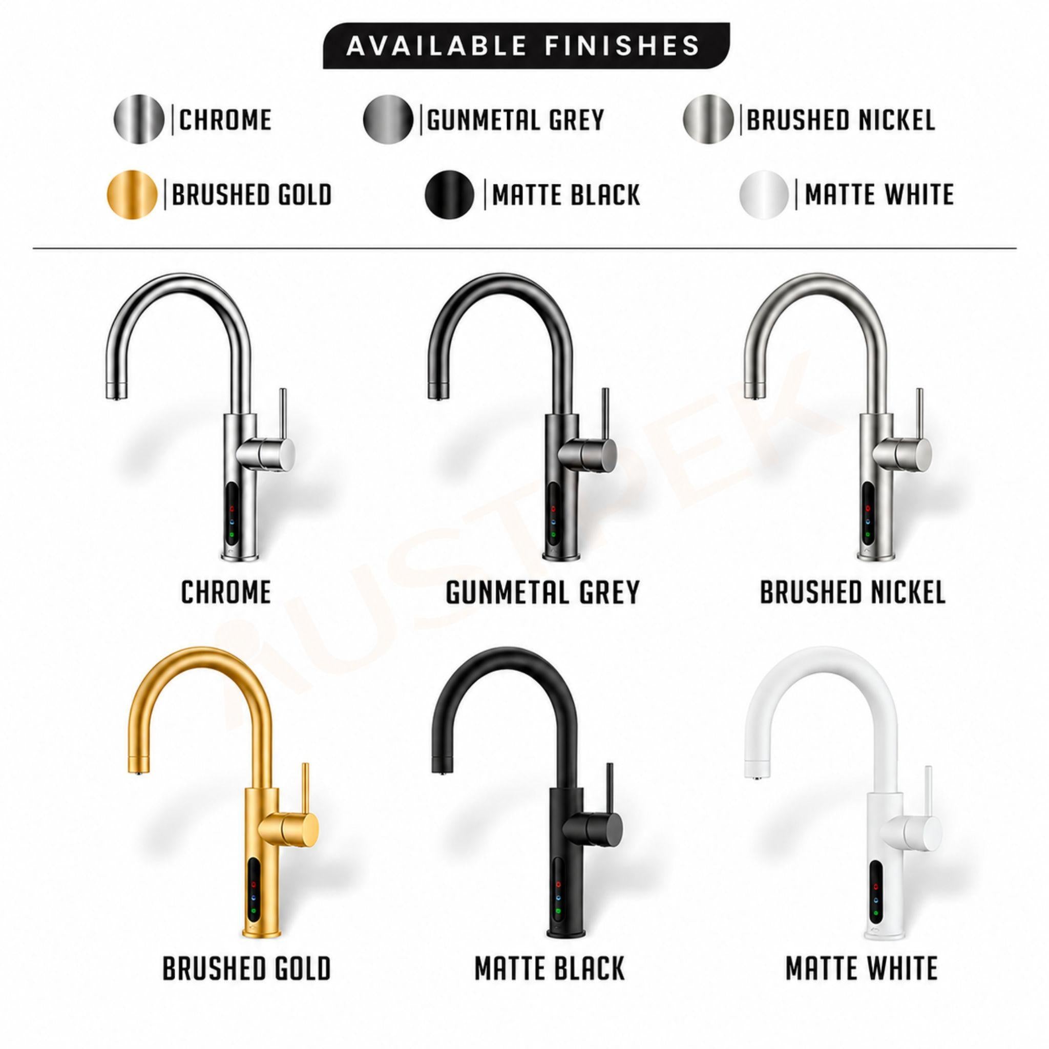 ALIA X51 INSTANT HOT FILTERED WATER TAP BRUSHED GOLD