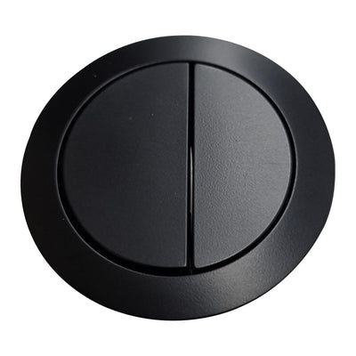 JOHNSON SUISSE OUTLET VALVE FLUSH BUTTON 48MM MATTE BLACK