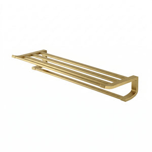 TOTO G SELECTION TOWEL SHELF BRUSHED FRENCH GOLD (AVAILABLE IN 628MM AND 636MM)