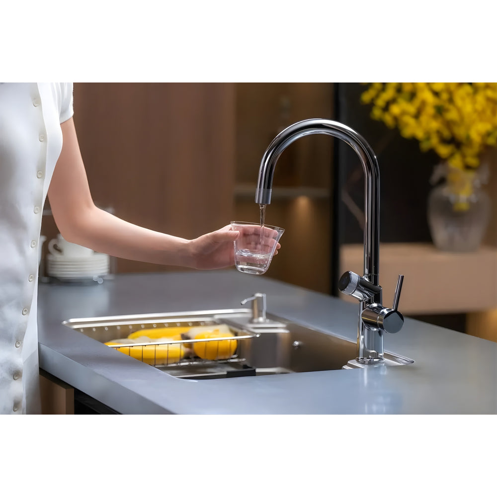 ZUMI SPRINGWHAT 6-IN-1 SMART WATER TAP 439MM GUN METAL