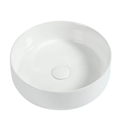 ZUMI BETA ABOVE COUNTER BASIN GLOSS WHITE 360MM