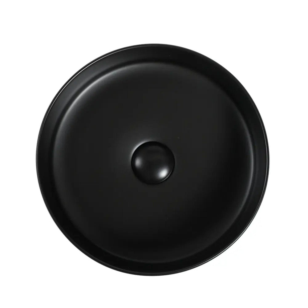 ZUMI BETA ABOVE COUNTER BASIN MATTE BLACK 360MM