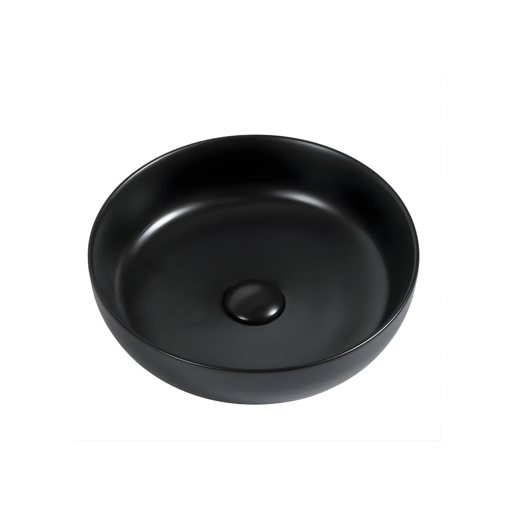 ZUMI BACINO ABOVE COUNTER BASIN MATTE BLACK 365MM