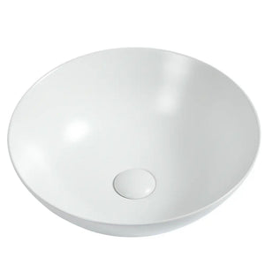 ZUMI RONDA ABOVE COUNTER BASIN MATTE WHITE 395MM