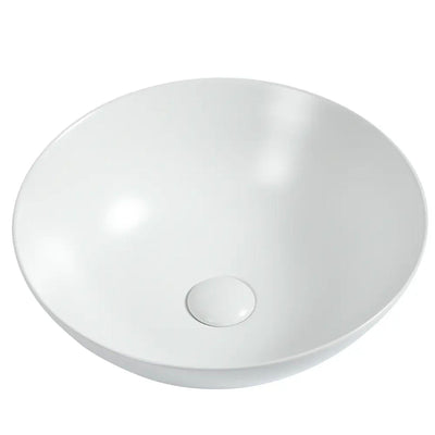 ZUMI RONDA ABOVE COUNTER BASIN MATTE WHITE 395MM