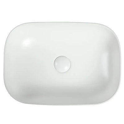 ZUMI BASAL ABOVE COUNTER BASIN GLOSS WHITE 465MM