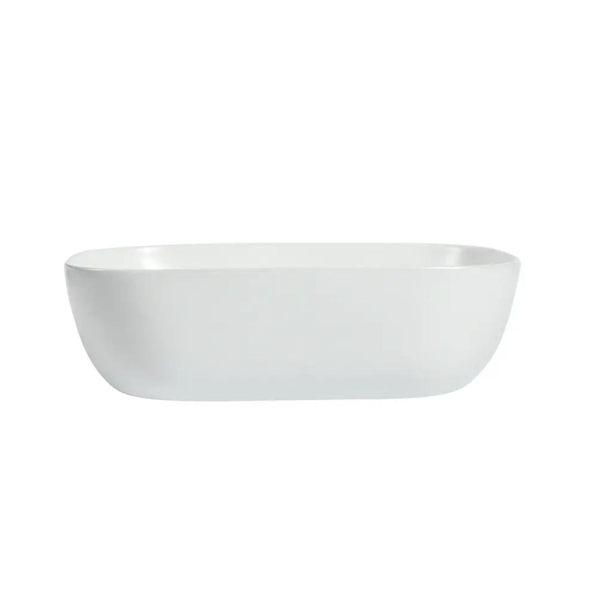 ZUMI BASAL ABOVE COUNTER BASIN GLOSS WHITE 465MM